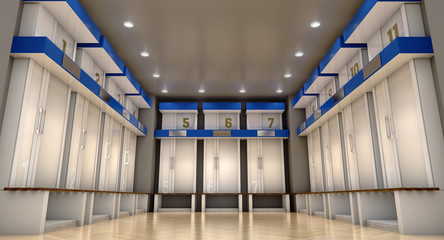 Sports Locker Room