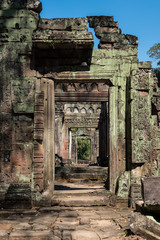 Naklejka premium Preah Khan temple in complex Angkor Wat in Siem Reap, Cambodia