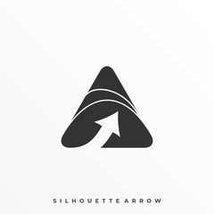 Fototapeta premium Triangle Arrow Illustration Vector Template