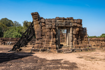 Fototapeta premium East Mebon temple in the Angkor Wat complex in Siem Reap, Cambodia.
