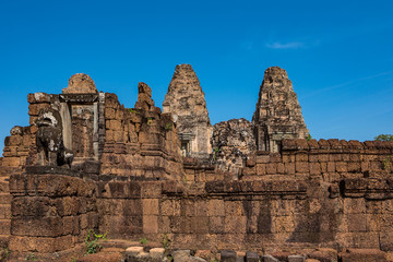 East Mebon temple in the Angkor Wat complex in Siem Reap, Cambodia.