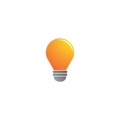 Lamp logo template icon design