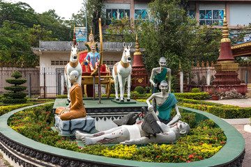 Wat Preah Prom Rath in Siem Reap, Angkor, Cambodia. © rudiernst