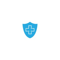 Obraz premium Medical cross logo template vector icon design
