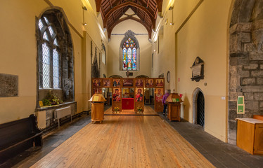 interior of ireland church
