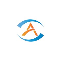 A Letter logo business template vector icon