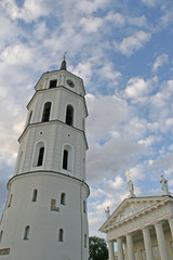 Fototapeta premium Vilnius cathedral and belfry