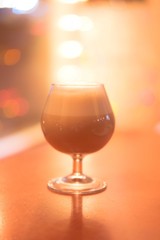 glasse of coffee cocktail