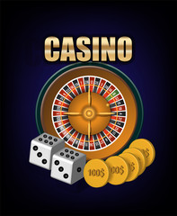 Illustration of a casino for design work
