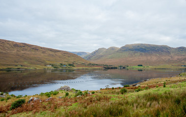 Fototapeta na wymiar ireland lake view 