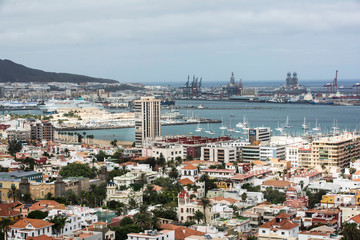 Blick auf Las Palmas von Gran Canaria
