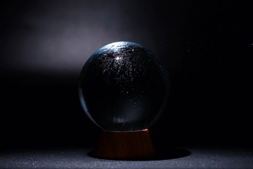 Crystal ball to predict the fate. Guessing for the future.