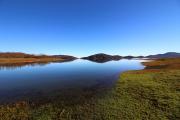 lake in mountains