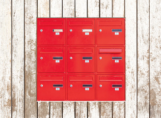 red post box