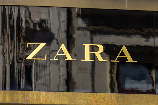 Zara shop signboard