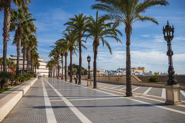 Fototapeta na wymiar Cadiz town in Andalusia