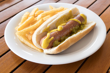 Hot Dog and French Fries