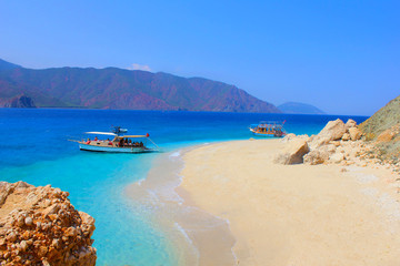 Suluada Island beach. Antalya, Turkey
