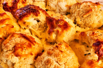 Cauliflower in cream sauce
