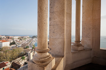 View of Tower of Diocletian palace in Split old town, Croatia.