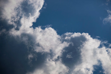 Fototapeta premium Fluffy clouds in the sky