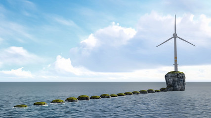 Wind Turbine in Water