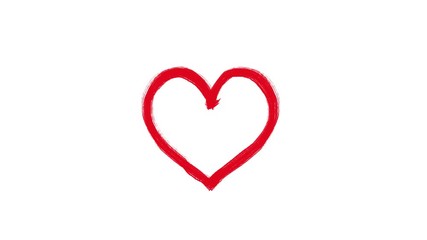 heart animation love drawing,hand drawn stop motion, seamless loop,4k - Powered by Adobe
