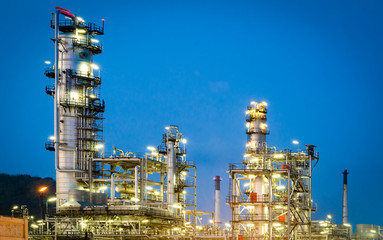 Oil and gas industrial,Oil refinery plant form industry