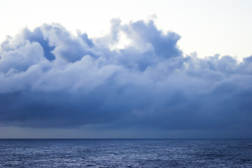 Tropical Storm depression in the Atlantic ocean.