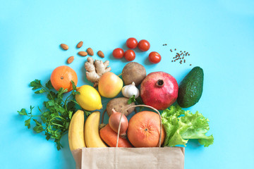 Healthy food background