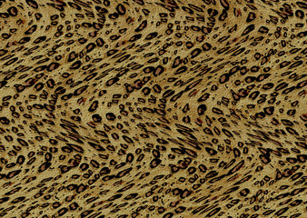 leopard skin pattern with leather texture
