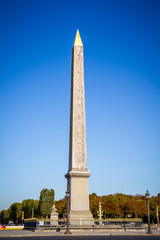 Obelisk of Luxor in Concorde square, Paris