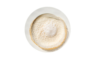 Appam: traditional south indian breakfast made of rice and coconut 