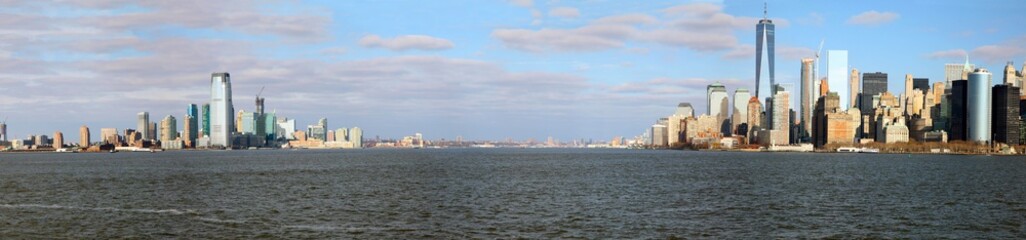 Naklejka premium new york city skyline