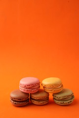 delicious colorful candies called macarons