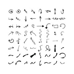 set of vector arrows