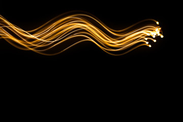 Freeze light photo. Abstract pattern background in wave shape.