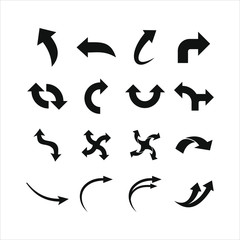 set of vector arrows