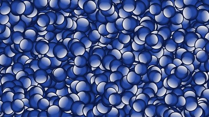 Glossy blue balls beautiful texture
