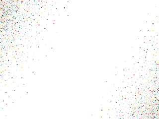 White Transparent Round Texture. Color Vector Shine Postcard. FallingFestive Backdrop. Transparent White Postcard.