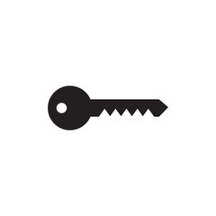 Simple key logo icon design vector template