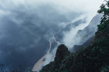 view from the top of mountain