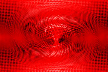 Geometric neon spiral pattern