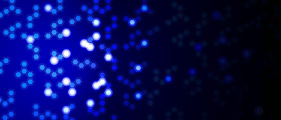 Abstract hexagon background