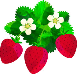 いちご_苺_ストロベリー_背景素材_イラスト