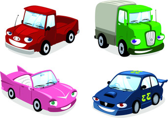 cartoon cars