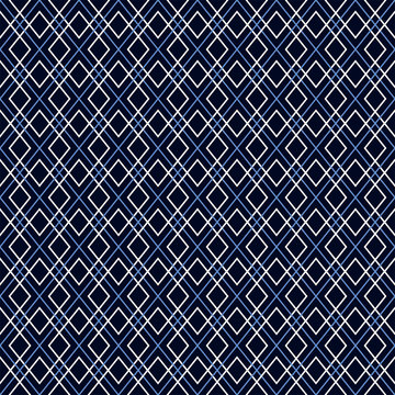 Pattern with thin lines, poligons and geometric shapes. Seamless linear swatch. Stylish fractal texture. Abstract background in arabic style