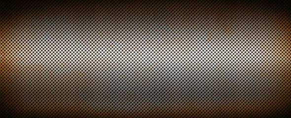 Silver rusty metal grid. Banner background texture - obrazy, fototapety, plakaty