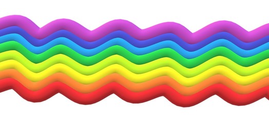 Rainbow abstract background.Fluid color background.Rainbow liquid shape on a white background.