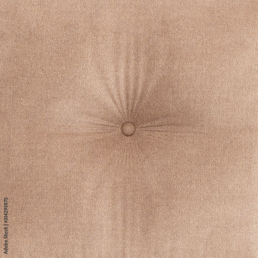 Poster the soft fabric textured background panel is light brown with folds. 3d rendering
